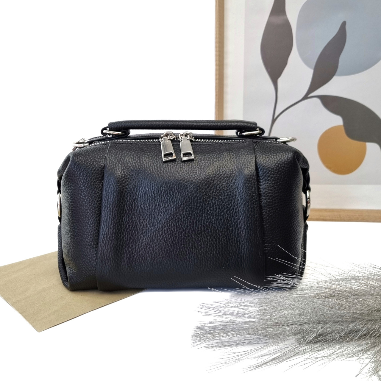 Жіноча сумка через плече крос-боді чорний Арт.3009 black Any Whim (541)