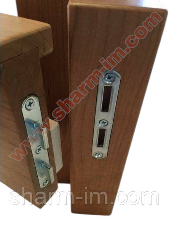 Зачеп ліжковий Кутовий на 2 гачки (Комплект із 4 шт.) Данія