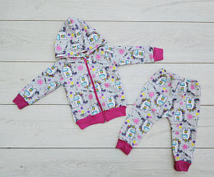 Костюм спортивний для дівчинки "Among Us" 74-80 та 86-92 см