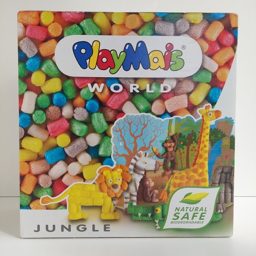 Кукурудзяний конструктор натуральний і універсальний WORLD "Джунглі" Play Mais (160021), фото 1