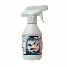 Таргани, мурахи, клопи? — Смерть Шкідникам №2 250 мл, Італ Тайгер: спрей від побутових комах, швидке знищення, зручний розпил у щі