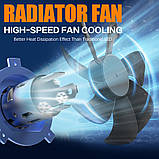 Світлодіодні LED міні лінзи H4 KELVIN 60W 12V 6000K 8000Lm лампи з лінзою, фото 8