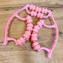 Роликовий силіконовий масажер для тіла (30), фото 4