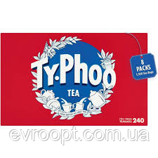 Чорний англійський чай в пакетиках Typhoo 240 пакетів, фото 1