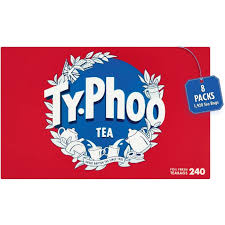 Чорний англійський чай в пакетиках Typhoo 240 пакетів