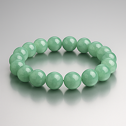 Нефрит Ø10 браслет, 0232ТН