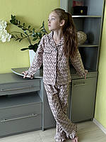 Детская пижама фланелевая Домашняя одежда для детей Пижама для девочки