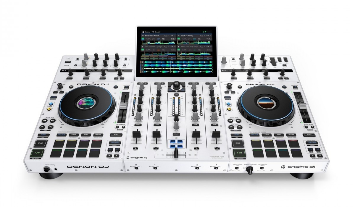 Автономний Dj-контролер DENON DJ PRIME 4+ (WHITE), фото 1