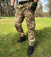 Військові тактичні штани карго зимові піксель камуфляжні армійські штани на флісі