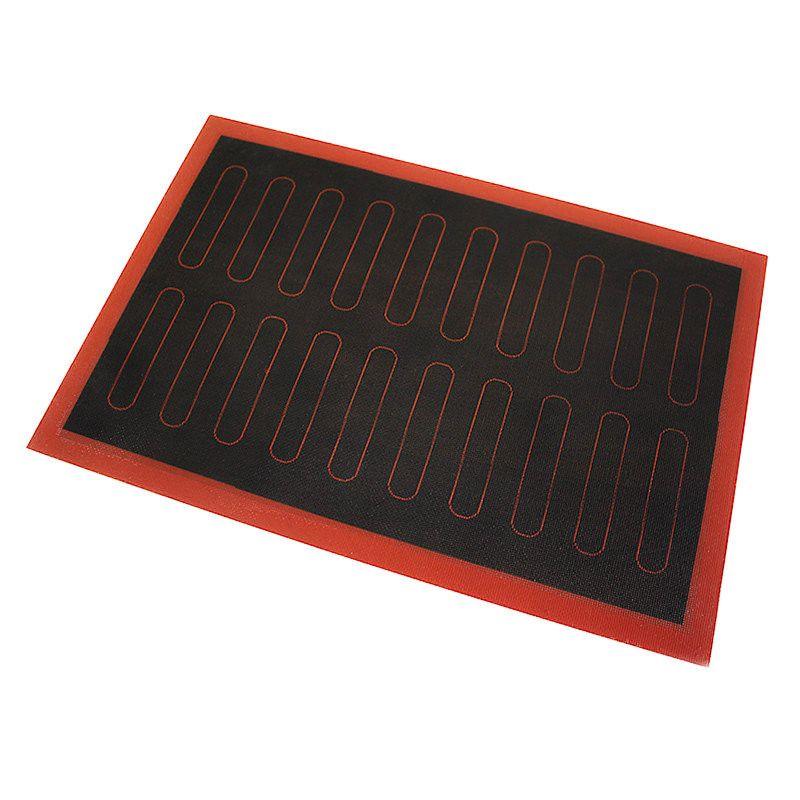 Силіконовий килимок перфорований для випічки еклерів 60х40см