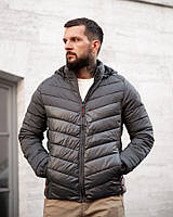 Чоловіча демісезонна куртка speed сірий ПП7828
