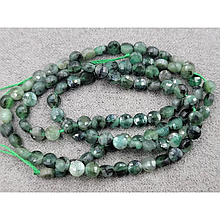 Намистини Смарагд монетка гранований 3,5*2мм