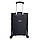 Валіза на коліщатках текстиль чорний Арт.1703/4 black (S) Wings Польща, фото 4