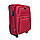 Дорожня валіза текстиль бордова Арт.1703/4 bordo (L) Wings Польща, фото 8