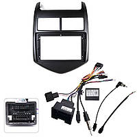 Перехідний штатний комплект із проводкою до Android магнітоли Chevrolet Aveo 2011-2015