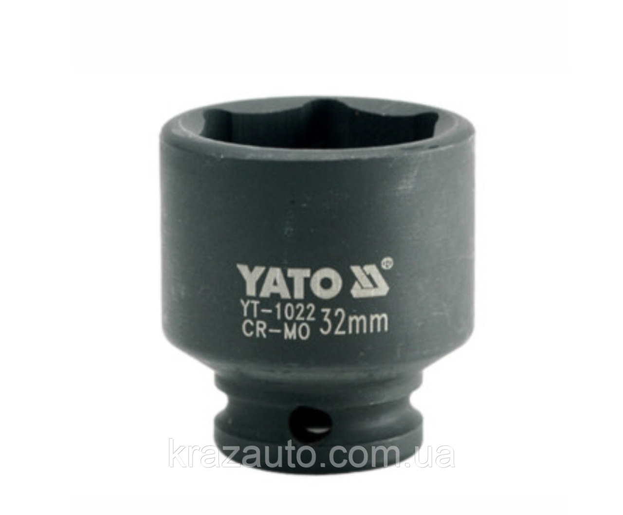 Головка торцева ударна 6-гранна YATO: квадрат 1/2", М= 32 мм, L = 48 мм YT-1022, фото 1