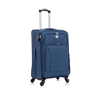 Bonro Tourist 4 колеса валіза ( середня ) синя чемодан ( средний ) синий (mrk)