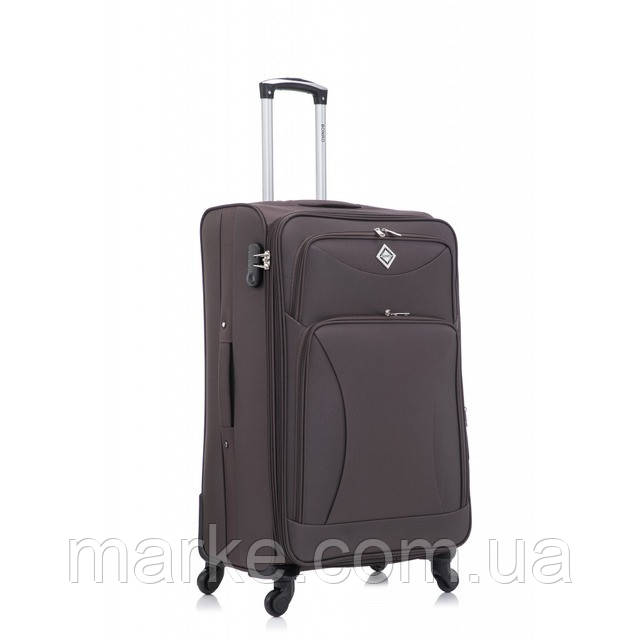 Bonro Tourist 4 колеса валіза ( велика ) коричнева чемодан ( большой ) коричневый (mrk)