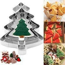 Форми для печива Ялинка, неіржавка сталь, 3 шт. у наборі