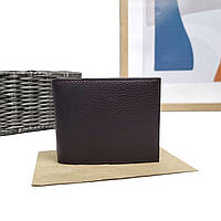 Чоловічий гаманець із натуральної шкіри коричневий Арт.334 coffee Helen Verde (54)