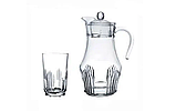Скляний набір Luminarc Orient для напоїв 7 пр. (глечик1,8 л + 6 склянок 270 мл) (X1025), фото 2