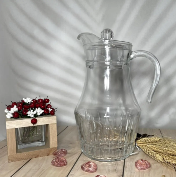 Скляний глечик Luminarc Jug Victoria з кришкою 1.8 л (X1221), фото 1