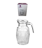 Скляний глечик Helios Трабзон з кришкою 2000 мл (JK79779AB), фото 2