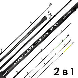 Вудлище 2в1 Feima Jazz 3.6 м (карпове + фідерне, 3,5 lb, тест до 200 г)