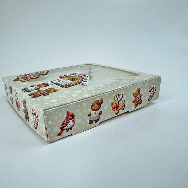 Коробка для пряника, 150*150*30 мм, с окном, 