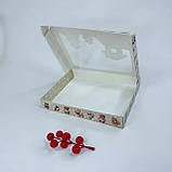 Коробка для пряника, 200*150*30 мм, з вікном, "Пряна історія", фото 2