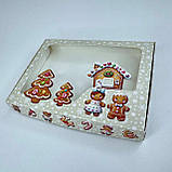 Коробка для пряника, 200*150*30 мм, з вікном, "Пряна історія", фото 3