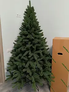 Лита ялинка Буковельська 1.80 м. зелена // Ялинка пластикова штучна // Литая елка