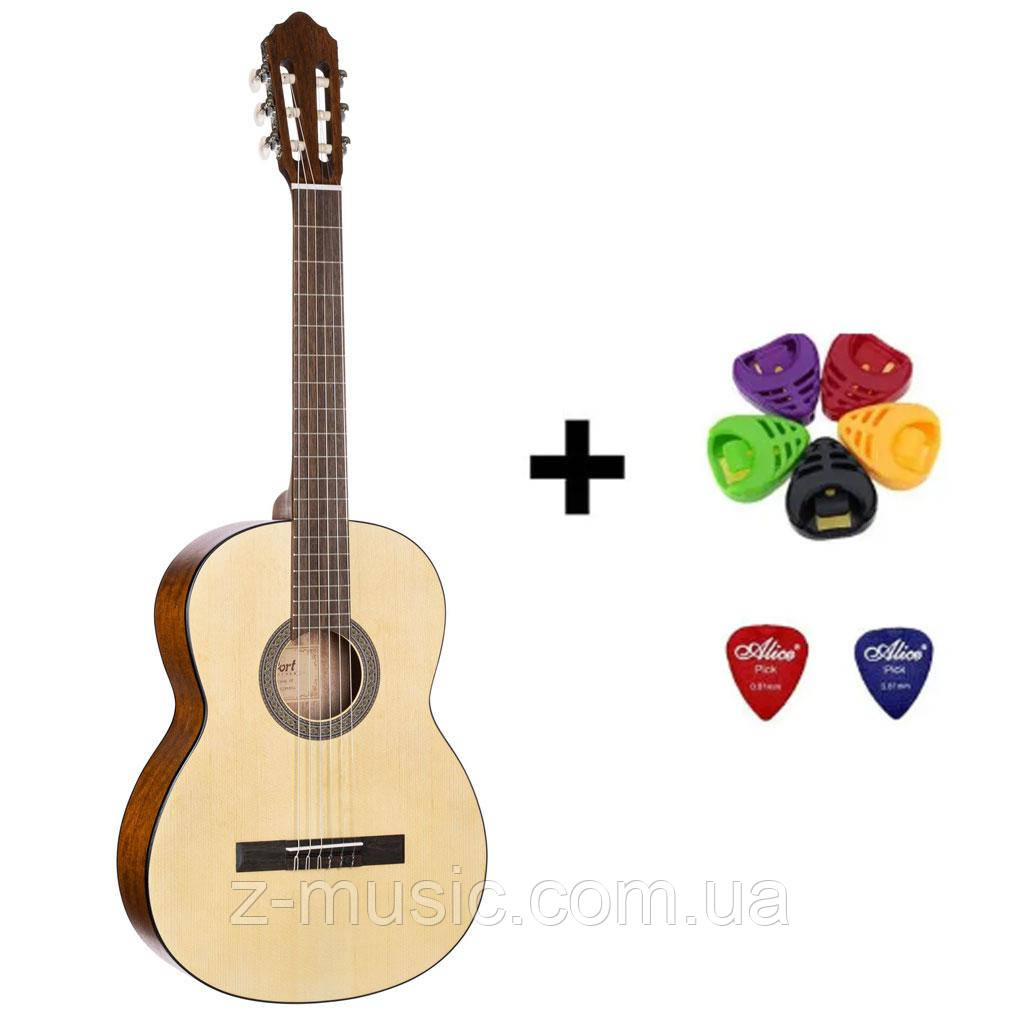 Гітара класична CORT AC100 (Open Pore) + скарбничка та 2 медіатори, фото 1