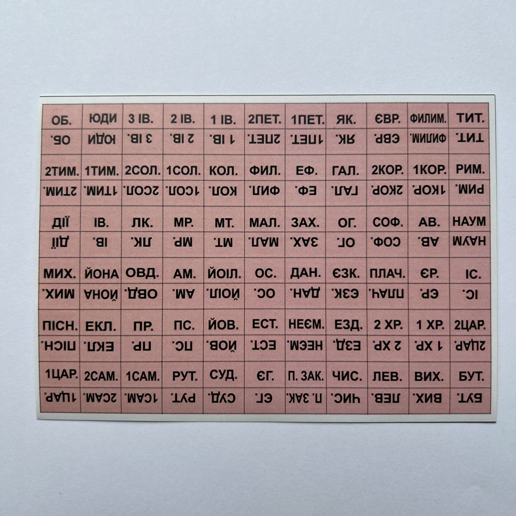 Індекси для Біблії, рожевого кольору, фото 1