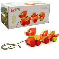 Дерев'яна іграшка Cubika Мандруючі каченята   (13722)