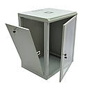 Шафа серверна SteelNet 18U 600 x 600 для мережевого обладнання (скло, сірий), фото 2