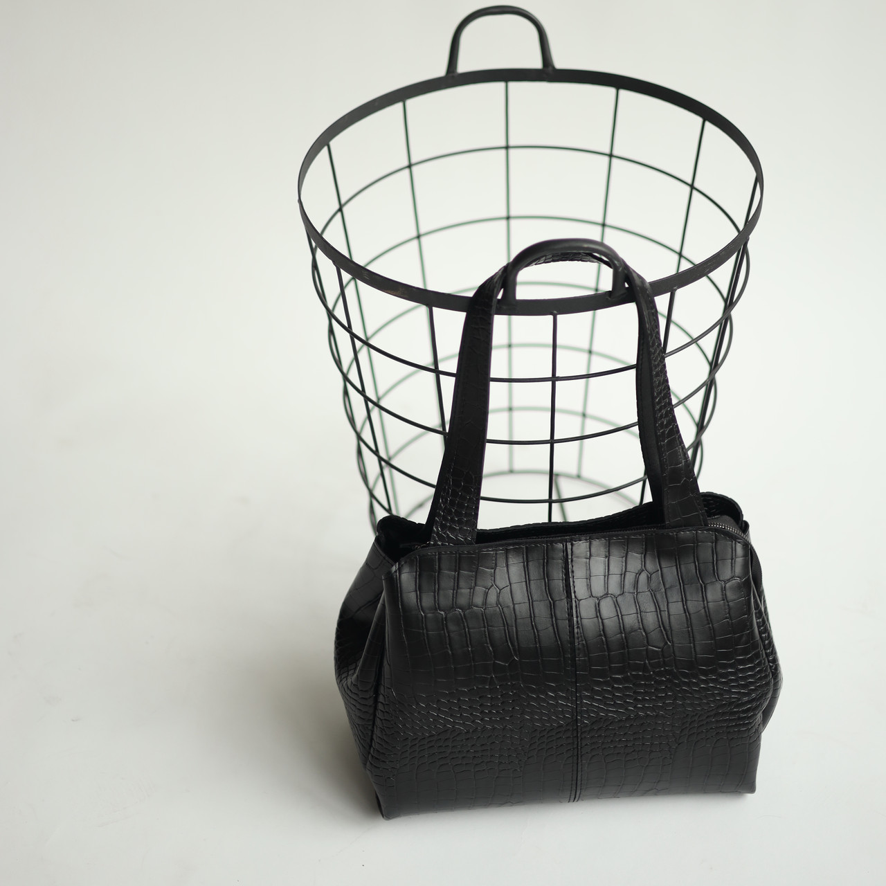 Жіноча сумка-тоут штучна шкіра чорний Арт.084-1 black Luck Sherry's (Україна), фото 1