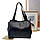 Жіноча сумка-тоут штучна шкіра чорний Арт.084-1 black Luck Sherry's (Україна), фото 9