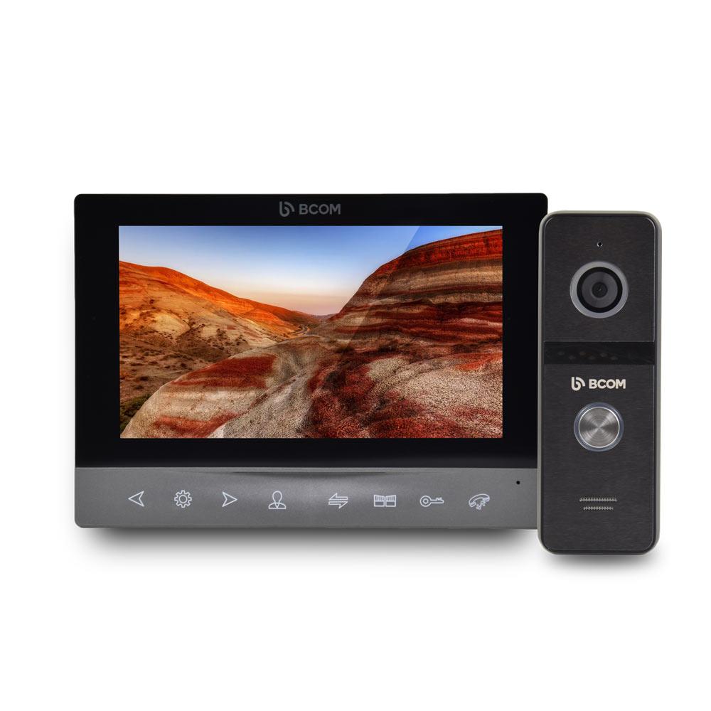 Комплект відеодомофона BCOM BD-791FHD/T Kit: відеодомофон 7" з підтримкою Tuya Smart і відеопанель, фото 1
