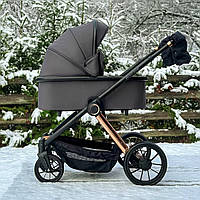 Універсальна коляска 2 в 1 Ninos Estrella (Нінос Естрелла) Grey Gold (сірий колір, рама мідь)