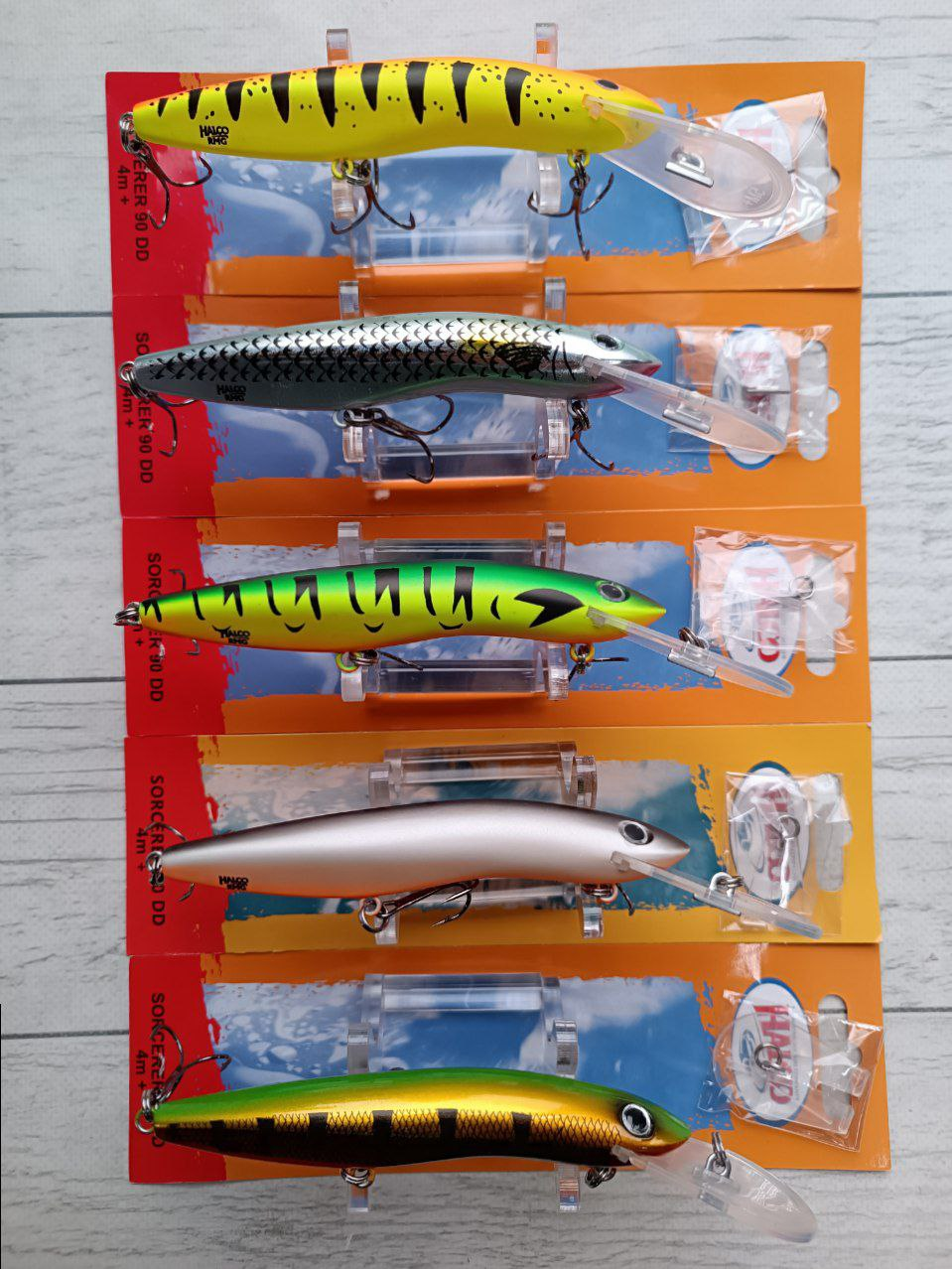 Набір Воблерів Columbia Halco 125 DD 20гр ( 3+m, 5+m ) 5шт