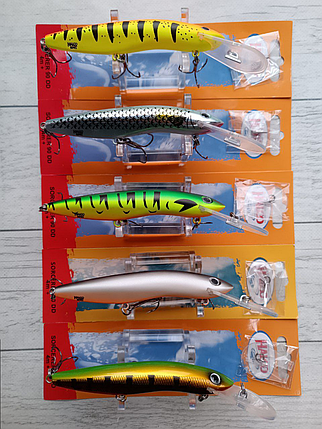 Набір Воблерів Columbia Halco 125 DD 20гр ( 3+m, 5+m ) 5шт, фото 1