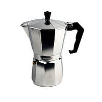 Кавоварка гейзерна алюмінієва Empire ЕМ-9543 Стандарт V 350 мл сріблястий