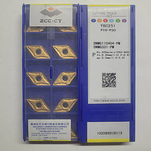 DNMG110404-PM YBC251 ZCC.CT (Сталь) Твердосплавна пластина, фото 2