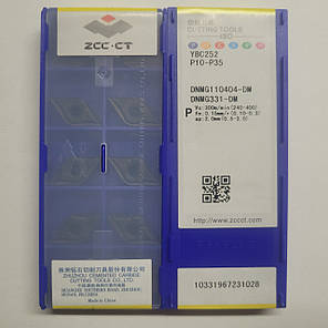 DNMG110404-DM YBC252 ZCC.CT (Сталь) Твердосплавна пластина, фото 2