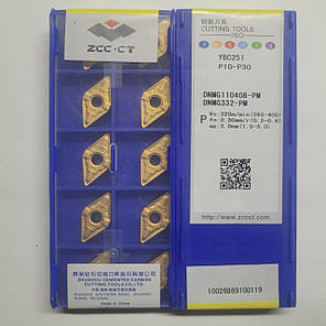 DNMG110408-PM YBC251 ZCC.CT (Сталь) Твердосплавна пластина, фото 2