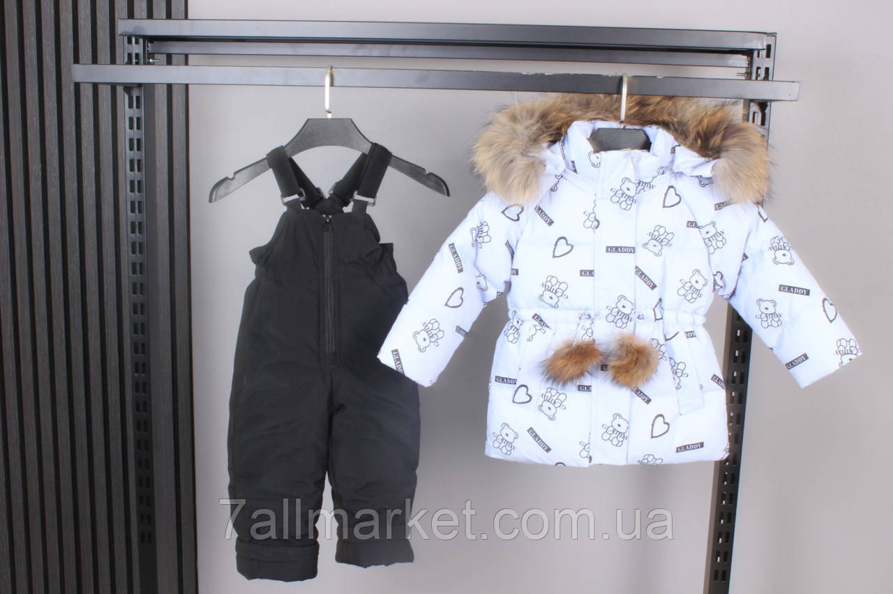 Костюм 2-ка дитячий зимовий на дівчинку 86-110 см (2кв) "AMD" недорогого від прямого постачальника, фото 1
