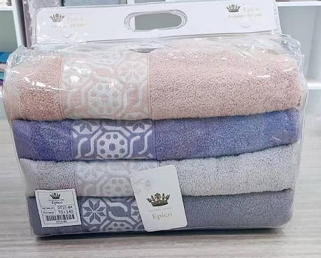 Рушники махрові набір 4 штуки Банні Epico, фото 1