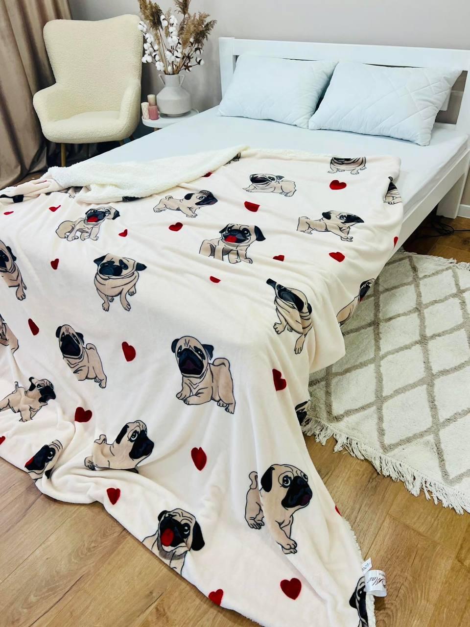 Плед на овчині Євро