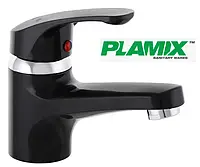 Змішувач для раковини з пластику чорний пластиковий кран для умивальника чорного кольору стильний afinabl